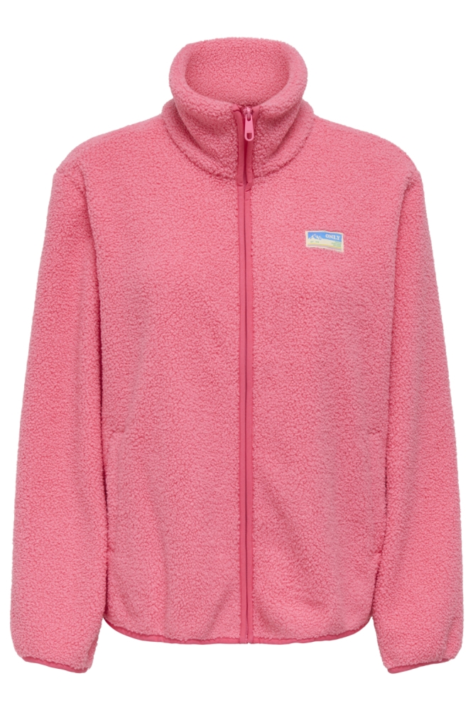 ONLEVA LIFE TEDDY JACKET CC OTW 15350283 PINK LEMONADE